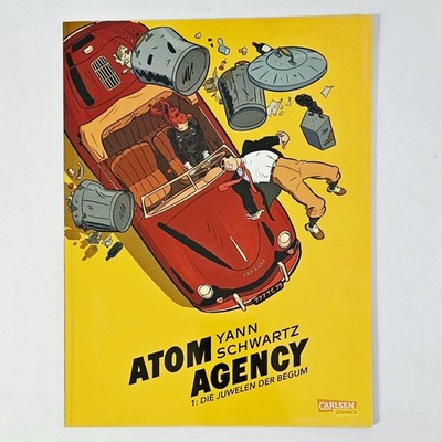 Carlsen Comic YANN SCHWARTZ - ATOM AGENCY #1 dt. Privatdetektive Thriller Krimi