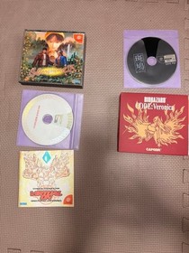 Sega DreamCast Console + Twin Stick Controller + Visual Memory + Game USED Japan