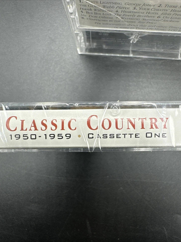 New/Sealed Time Life Music Classic Country 1950-1959 Set Of 2 Cassette Tapes - Image 2 of 4