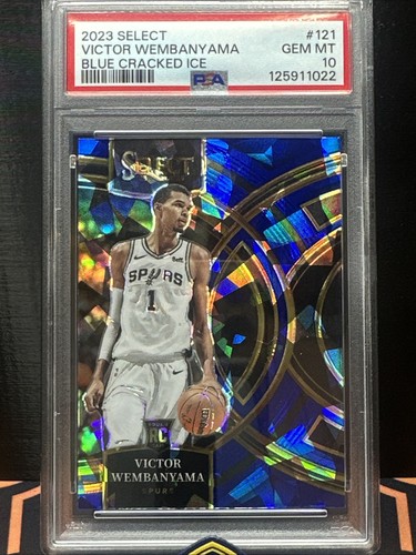 2023 Victor Wembanyama [Cracked Ice Blue Prizm] #121