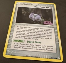 Pokemon Card - Claw Fossil Holon Phantoms 91/110 Reverse Holo Stamped on eBay