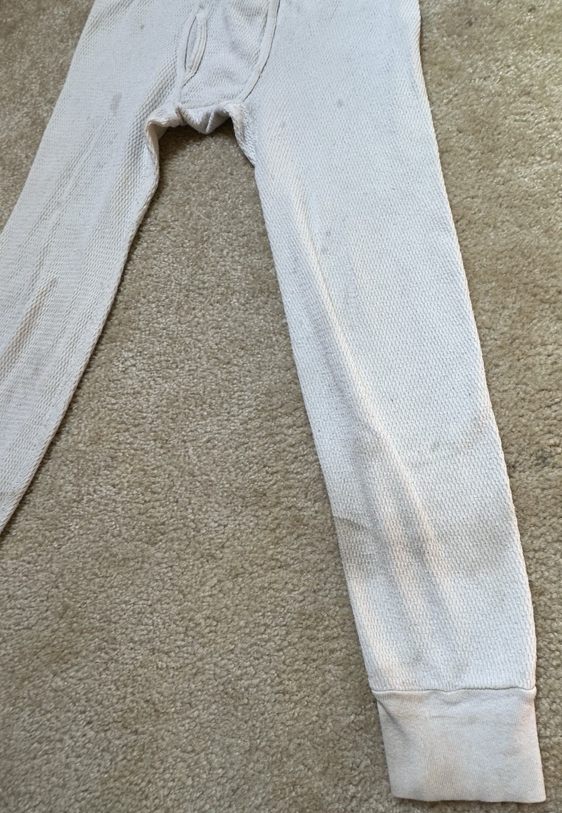 VTG CARHARTT THERMAL BASE LAYER MENS SZ Medium USA MADE Distressed