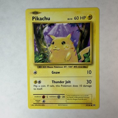 Pikachu Common XY - Evolutions 35/108 NM Pokemon Card