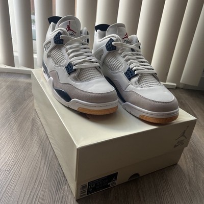 Nike SB x Air Jordan 4 Retro Navy Blue, Size 11.5M, DR5415-100 BRAND NEW