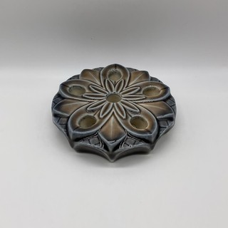 Vintage Wade Pottery Water Lily Flower Ceramic Six Taper Candle Holder