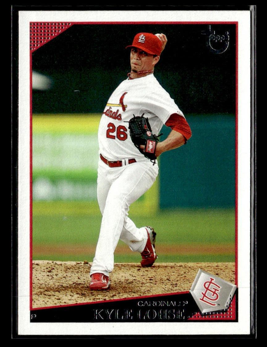 2009 Topps #68 Kyle Lohse Retro Gray Back Card St. Louis Cardinals