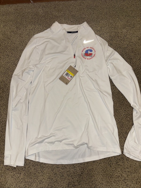 NWT Nike Men BOA Chicago Marathon 2023 1/2 Half Zip Running Top Shirt size Small