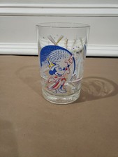 McDonalds Walt Disney World 25th Anniversary Mickey Mouse Epcot Glass Cup