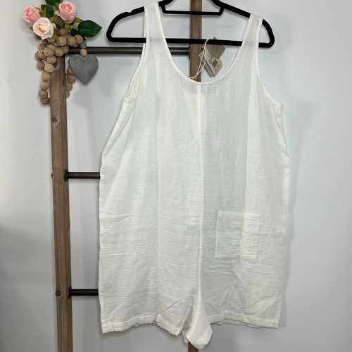 Pagliaccetto Jamesport Faherty nuovo con etichetta Dream in garza di cotone taglia large - Foto 5 di 9