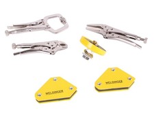 Schwei&szlig;magneten- und Gripzangenset mini - 6-Teilig - Taschenformat WELDINGER