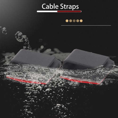 Klebende Kabel Klemmen, 100 StüCk Kabel FüHrung Kabel Organizer für Auto, H7599 - Afbeelding 4 van 8