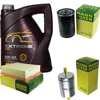 Mann Inspektionspaket 5L Mannol Extreme 5W-40 FüR Audi A4 Avant 2.0 FSI