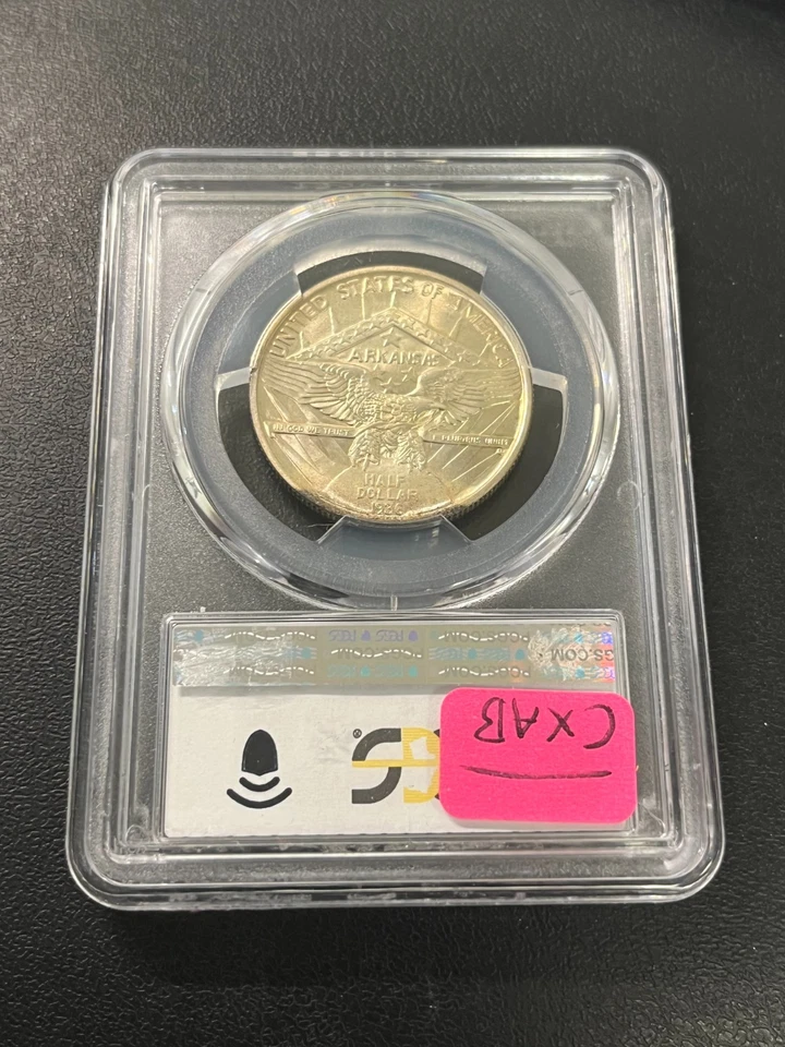 1936 ROBINSON COMMEMORATIVE HALF DOLLAR PCGS MS-65 - UNCIRCULATED - SLAB - 50C - Image 2 of 2