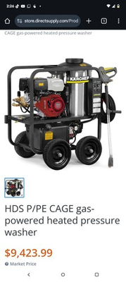 #ad #ad Karcher SMT 354037E Hot Water Press Washer 3.5GPM 4000PSI $4500.00