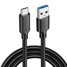 2X(USB3.2 10Gbps Type C Cable USB C SSD Hard Disk Cable PD 60W 3A 3.0 ,1M H4L1)