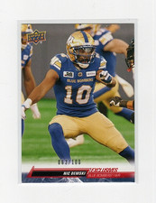 2023 UD CFL Exclusives - #19 Nic Demski #'d 063/100.