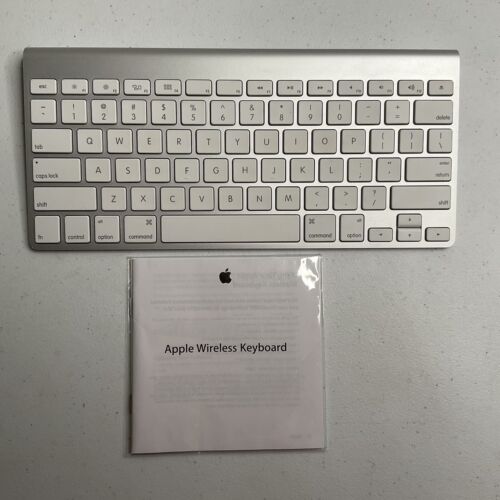 Original Aluminum Apple Magic Keyboard Slim Wireless Bluetooth A1314 Tested! - Afbeelding 1 van 3