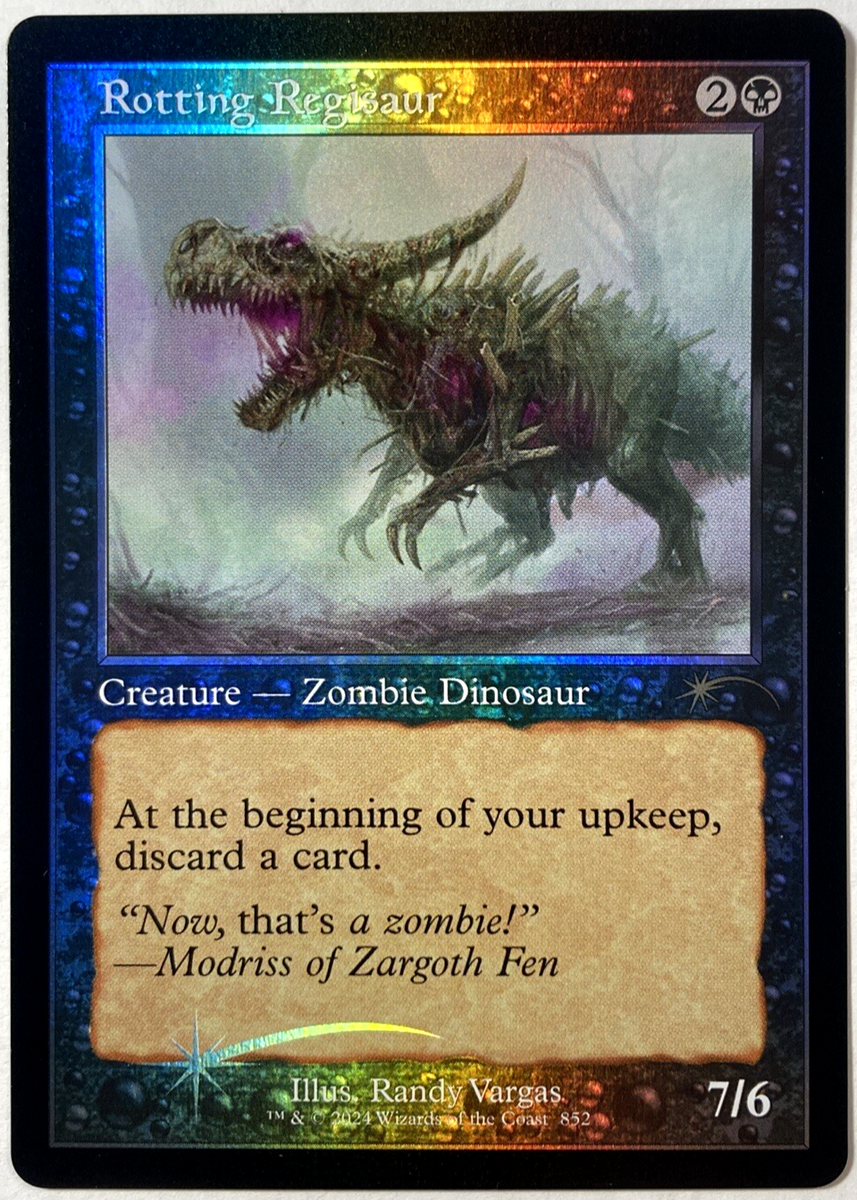 MTG Rotting Regisaur (Retro Frame Foil) Secret Lair Drop 852 NM | eBay
