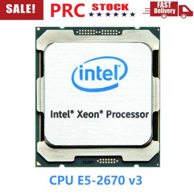 Intel Xeon E5-2670 V3 2.30GHz 30MB L3 Cache 12 Core DDR4 LGA 2011-v3 Processor
