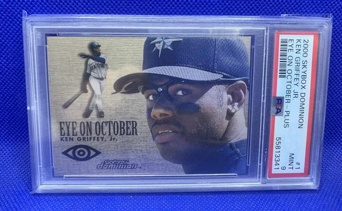2000 Skybox Dominion #1 Ken Griffey Jr Eye on October PLUS PSA 9 POP 1 NEW SLAB