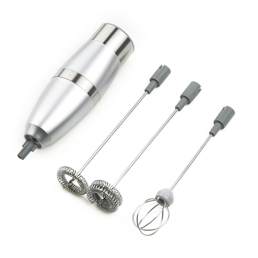 Milk Frother Set Mixer Stirrer Eggbeater Handheld Kitchen Cafe Electric