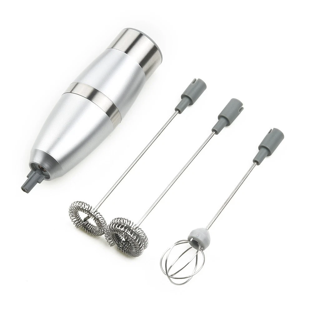 Milk Frother Set Mixer Stirrer Eggbeater Handheld Kitchen Cafe Electric
