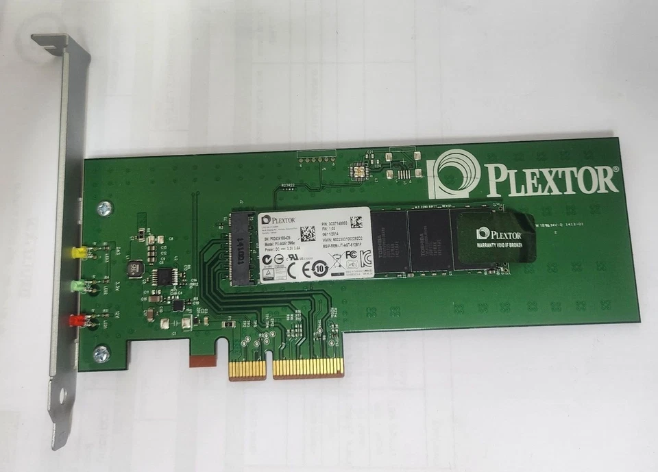 Plextor PX-AG512M6e M6e Series 512Gb PCI-Express 2.0 x2 Interne SSD - Bild 2 von 4