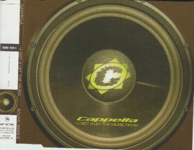 Cappella: U Got 2 Let The Music Remix PROMO w/ Artwork MUSIC AUDIO CD DJ Pierre 
