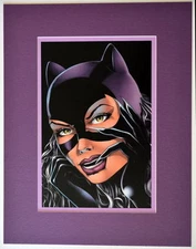 CATWOMAN PRINT PROFESSIONALLY MATTED Jim Balent art Batman