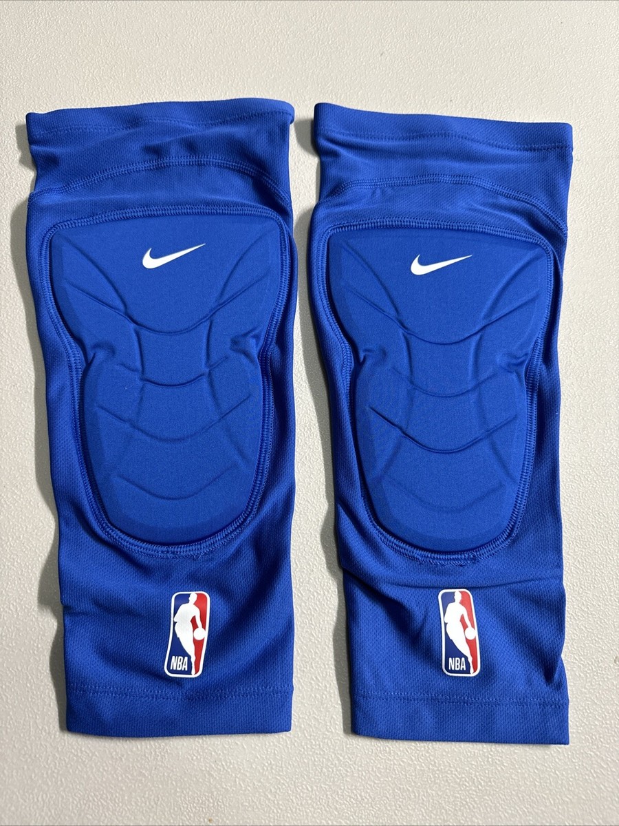カフス Nike NBA Issued HyperStrong Padded Knee Sleeves Mens Blue L
