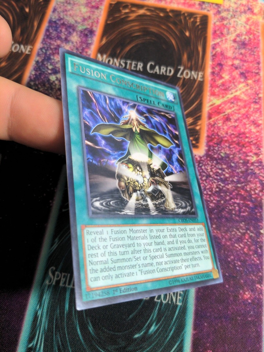 Yu-Gi-Oh! Fusion Conscription CROS-EN053 Rare 1st Edition NM | eBay