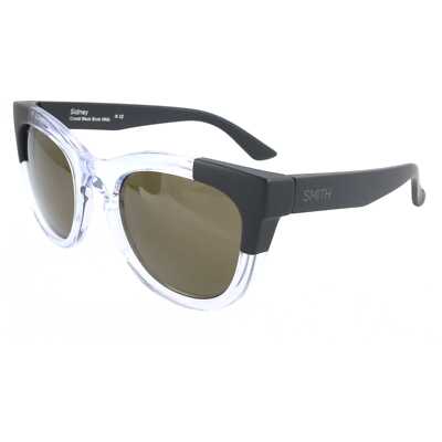 Smith Optics Women's 52 mm Crystal Black Sunglasses Polarized SIDNEY-MNG-52