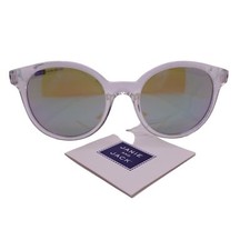 NWT Janie And Jack Round Sunglasses Girls 4 And Up Clear Tinted UV Lenses
