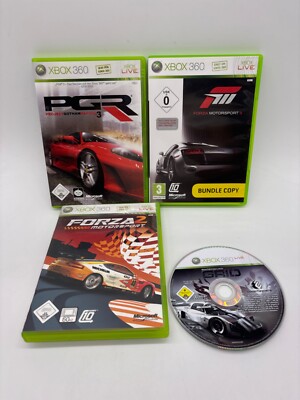 Xbox 360 PGR 3/ Forza Motorsport 2/ Forza Motorsport 3/ Racedriver Grid in OVP