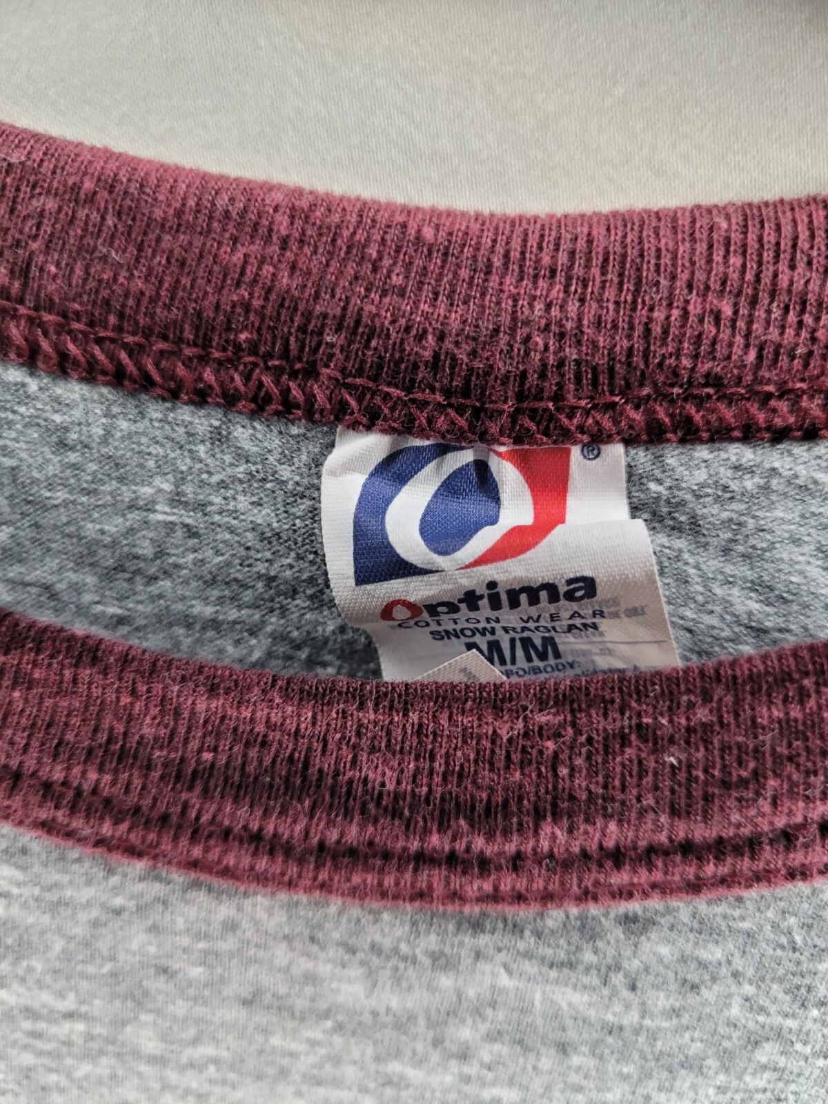 Optima Cotton Wear Mens Gray Midsleeve Tshirt Size Medium Salt Lake City Utah eBay