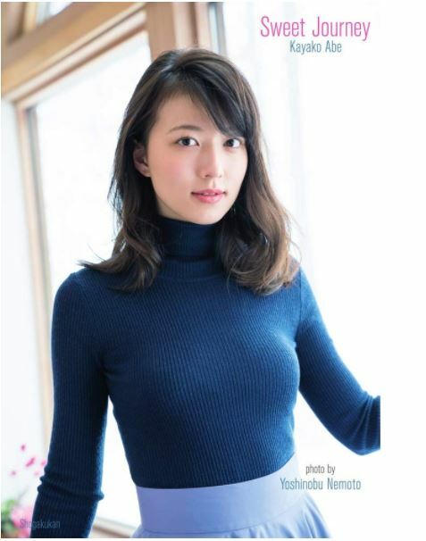 PHOTO BOOK 】abe kayako Japanese 1st Photo book Sweet Journey From
