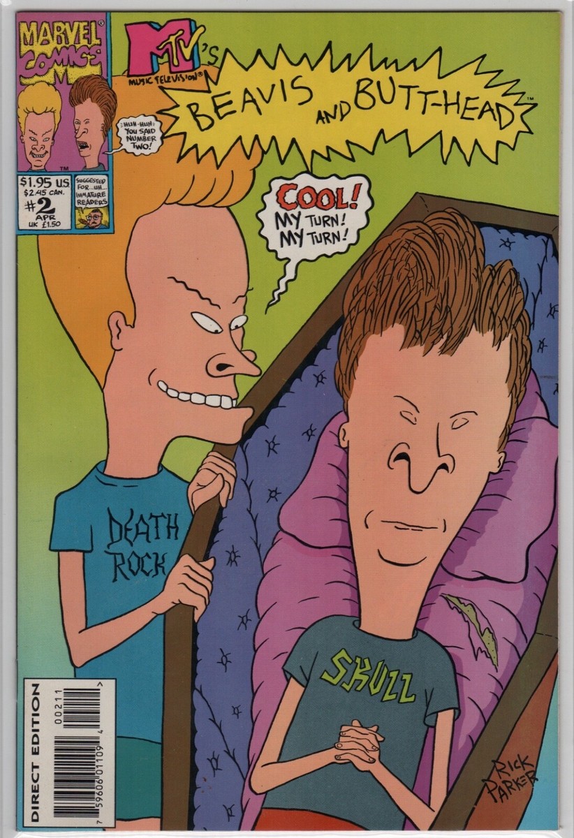 1994 Beavis And Butt-Head #2 “Marvel Comics