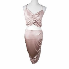 BP. Plus size 3X Blush Pink Ruched Cutout Minidress NWT