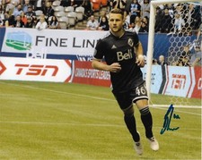Vancouver Whitecaps Brett Levis Autographed 8x10 Photo COA 