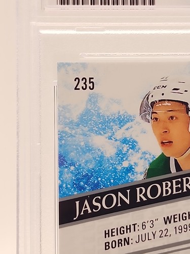 2020-21 Upper Deck Jason Robertson Autographed Hand Signed Young Guns #235 - PSA - Picture 12 of 15