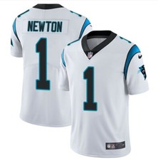 Nike Cam Newton Carolina Panthers Jersey White/Blue/Black MVP/SUPER BOWL SZ: Med