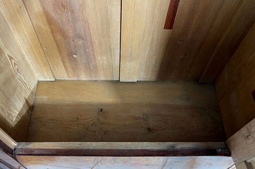 1820er ANTIK Biedermeier Garderoben Wäsche Schuh Kleider Schrank von 1820 - Bild 5 von 19