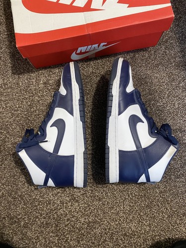 Nike Dunk High - Midnight Navy - Uk 10 - Eu 45 -us 11 - Picture 3 of 12