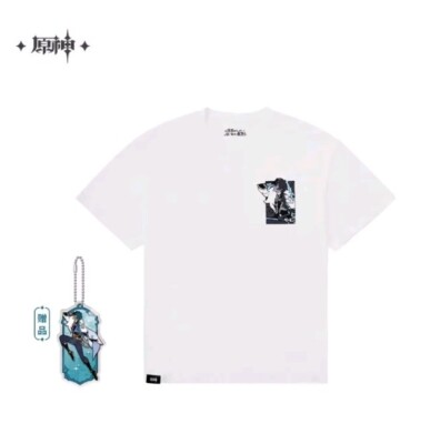 Kaeya Earthly Drama T-Shirt +Anhänger Genshin Impact Official Merch Unisex 