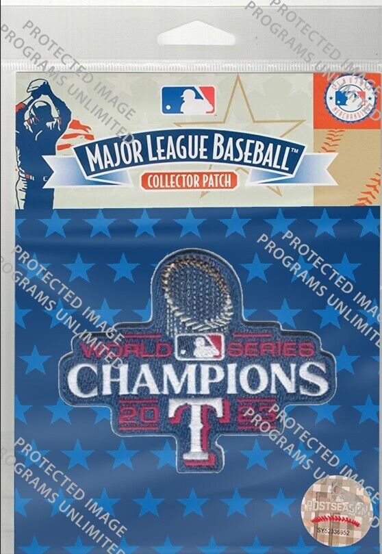 Texas Rangers World Series Champions 2023 Logo MLB Baseball Die-Cut STICKER