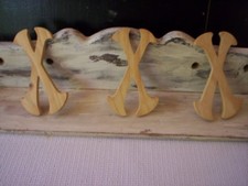 Unfinished Wood Letter X/Unpainted wood letter/Wood alphabet/Initial wood