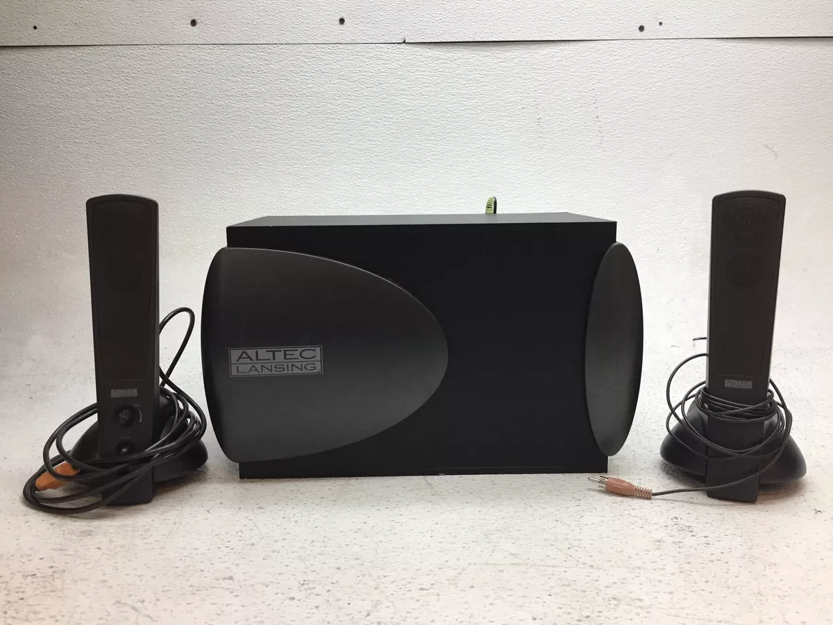 Altec lansing computer speaker system powered subwoofer sales