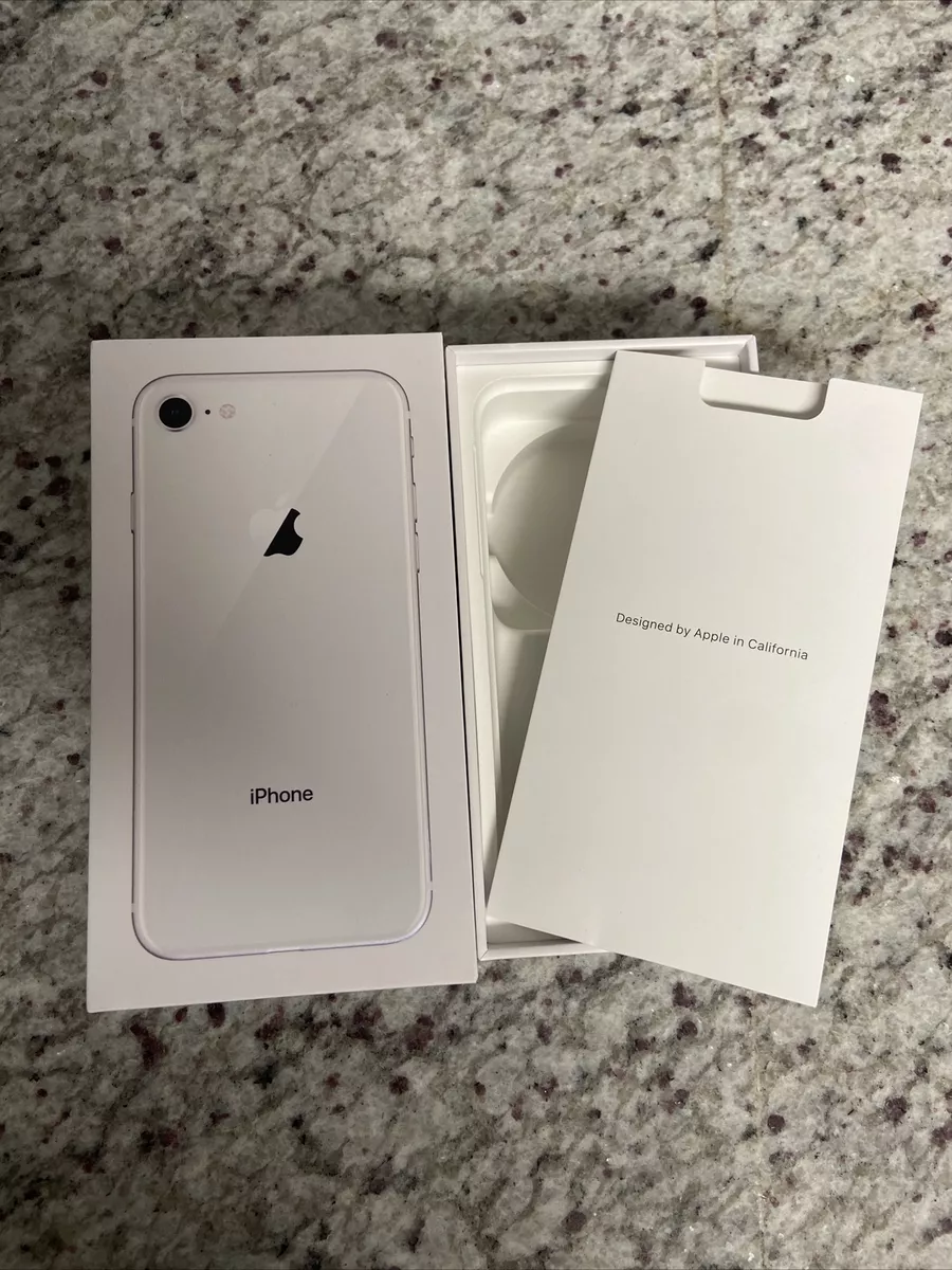 BOX ONLY Apple iPhone 8, Silver, 256GB