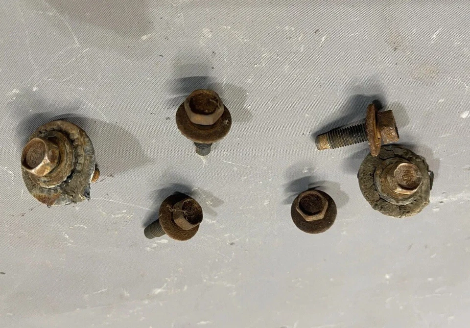 Ford Galaxie Fairlane 1961-1970 guardabarros pernos capó Ranchero Comet Torino Falcon Foto 2 de 2