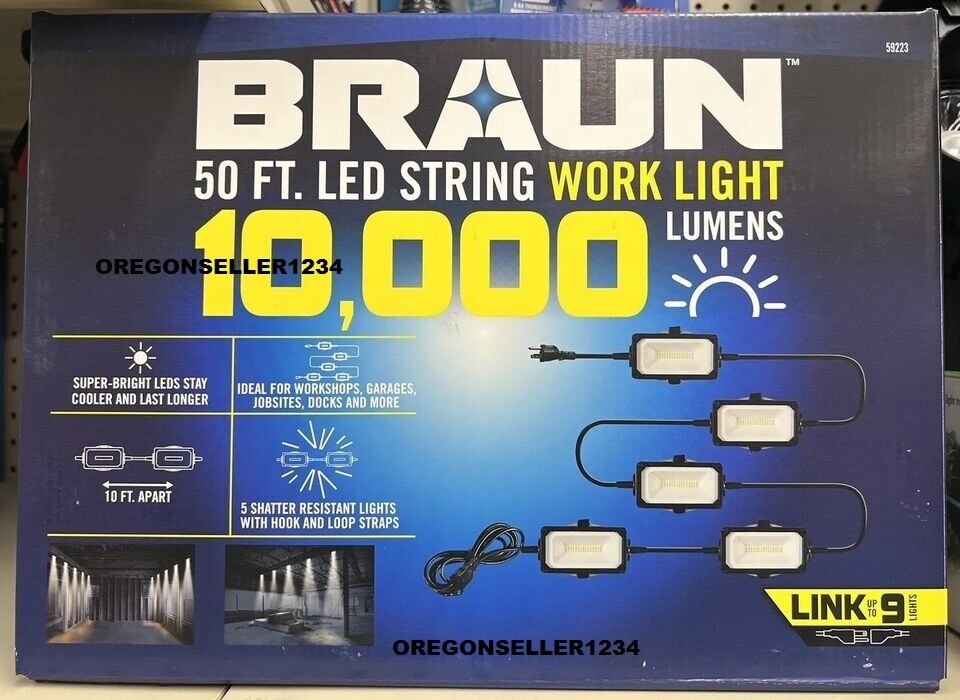 【MADE IN USA】BRIEFING FL LIGHT PACK RuggedGrade 300 Watt LED NextGen III Shoebox Light - 42,000
